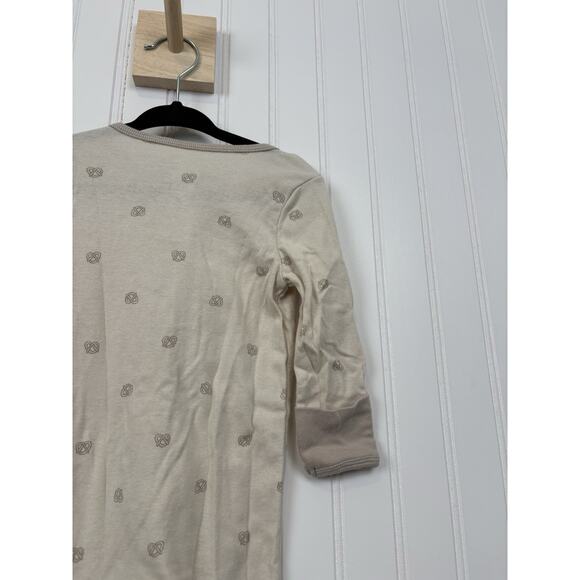 Cloud Island Baby Boy Tan Pretzel Zip One Piece Sleeper Outfit 3-6 Months #155 - Picture 10 of 13